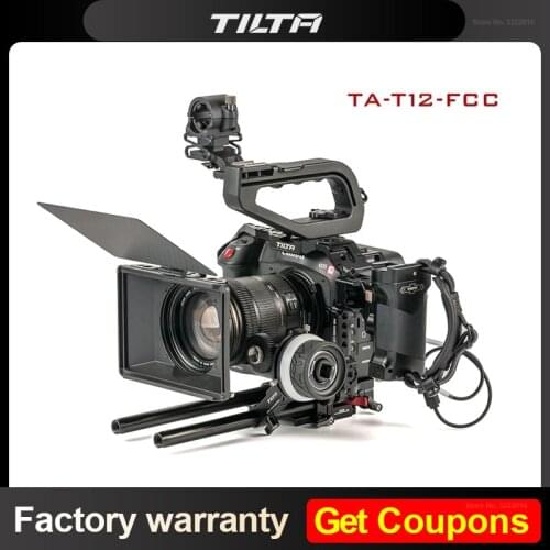 Instock TILTA Cage for CANON C70 TA-T12-FCC-B camera rig Camera full Cage