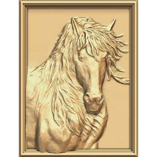 Horsehead 3D model relief for cnc or 3D printers in STL file format