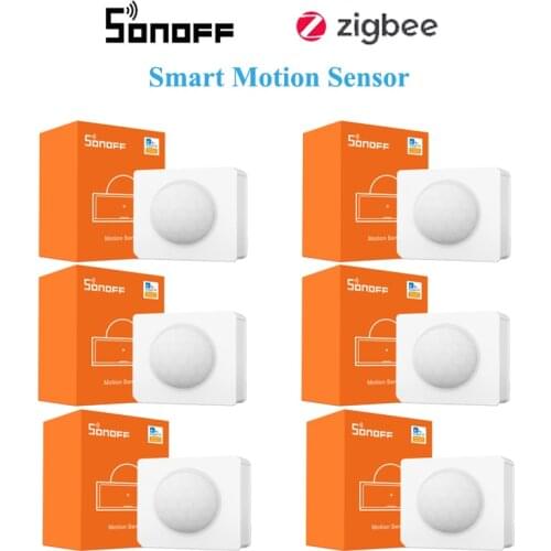 1-30pcs SONOFF Zigbee SNZB-03 Smart Motion Sensor Detector Home Security,Support eWeLink APP SONOFF ZBBridge Alexa Google Home