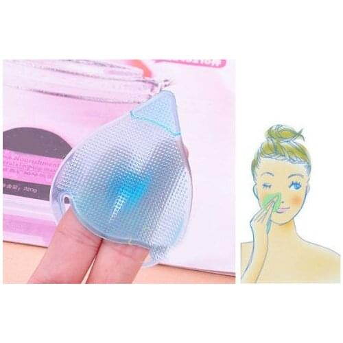 1 X NEW Cosmetic Pad Tool Blackhead Remover Beauty Facial Cleansing Cleanser Scrub Silicon Brush Random Color
