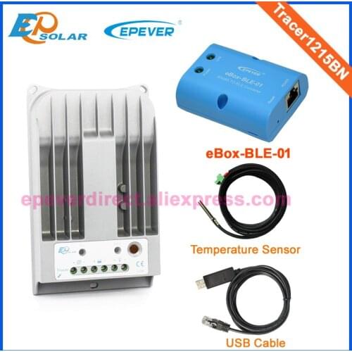 10A 10amps EPEVER EPsolar MPPT controller for 130W max 260W solar panels USb and temp sensor BLE BOX Phone APP Tracer1215BN