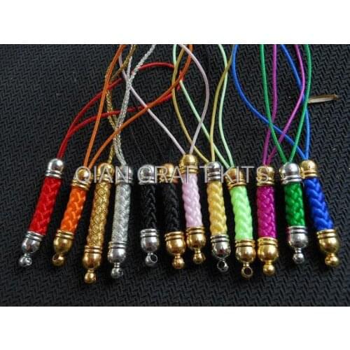 120pcs mixed colors Cell Phone Strap Lariat Strings with Ring,Cellphone Strap, Lanyard, Keychain Strap, Zipper Pull