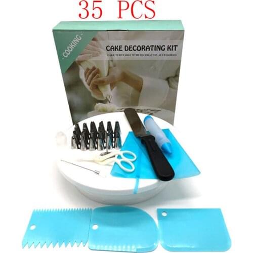 35 PCS Nozzles for Confectionery Bag Cake Icing Decorating Tools Confectionery Nozzles Cream Nozzles Reusable Pastry Bag