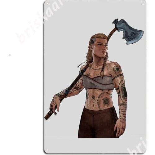 Abssassins Creed Valhalla Metal Signs Mural Painting Cinema Living Room Wall personalized Tin sign Posters