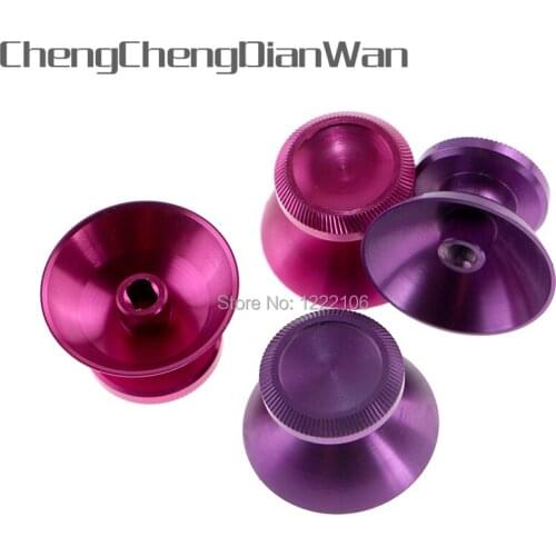 ChengChengDianWan Aluminum Metal 3D Analog Joystick thumb Stick grips Caps Replacement Repair for playstation 4 PS4 XBOX ONE