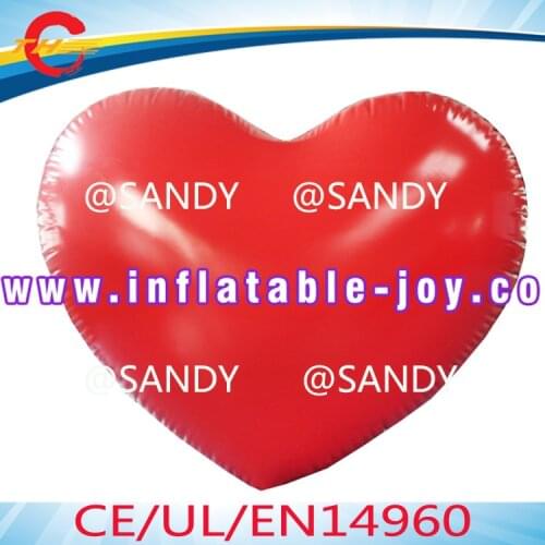 Free air ship to door,giant inflatable hanging red balloon,helium heart balloon for Valentines day Decoration