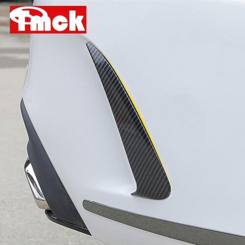 For Mercedes Benz C Class W205 Sedan Sport 4 Doors C43 C63 AMG 2016-2019 Car Rear Bumper Fender Air Vent Cover Trim Accessories