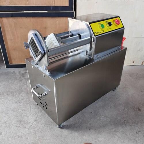 Commercial French Fries Machine Electric Potato Strip Cutter Vegetable Cutting Machine