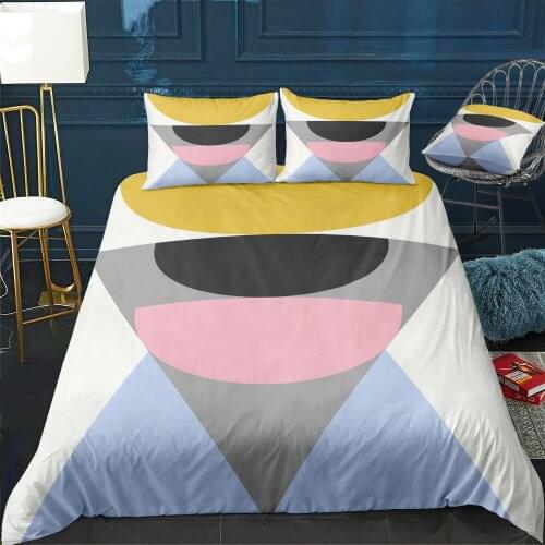 Geometric XX Bedding Set For Bedroom Soft Bedspreads For Double Bed Home Duvet Cover Quality Quilt Cover+Pillowcasex2
