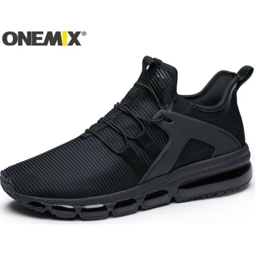 Onemix 2018 New Air cushion running shoes men breathable mesh sneakers for outdoor walking trekking shoes women sports sneakers