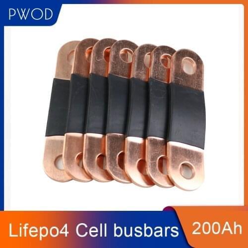 Lifepo4 200AHcells Copper BusBars for CALB CALB prismatic battery packs DIY 12V200AH 24V200AH 48V200AH free shipping cost