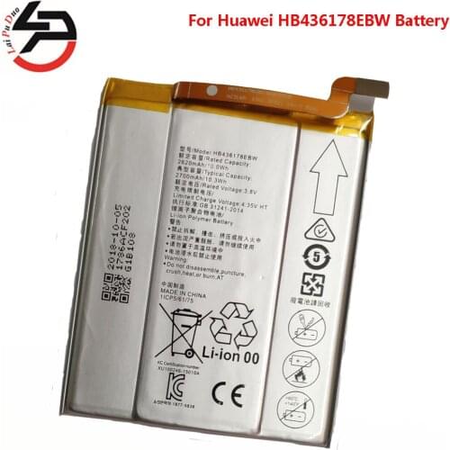 Rechargeable Li-Ion Batterie HB436178EBW Phone Battery 2700mAh For HUAWEI Mate S CRR-CL00 CRR-UL00