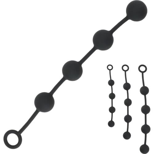 Extra Long Huge Anal Plug Sex Toys For Woman Men Pull Anal Beads Butt Stimulation Adult Products G-spot Vestibular Anal Plug