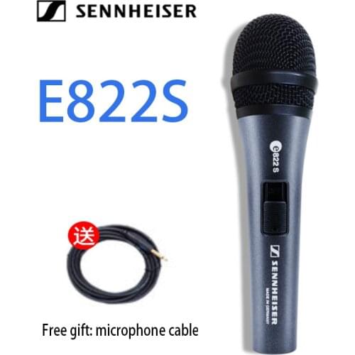 Microphone Professional Professionnel SENNHEISER E822S Karaoke Microphone Karaoke Home Wired Dynamic Microphone
