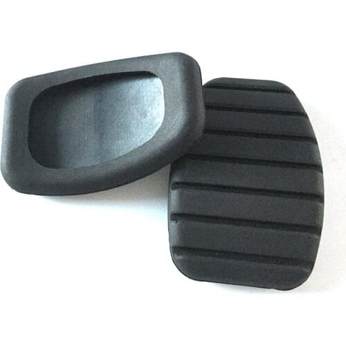 Car Clutch and Brake Pedal Rubber Pad Cover For Renault Megane Laguna Clio Kango Scenic CCY (Black) A30
