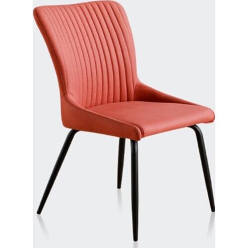 Nordic home luxury back dining chair Technology cloth chair modern simple business hotel coffee shop Hotel negotiation chair