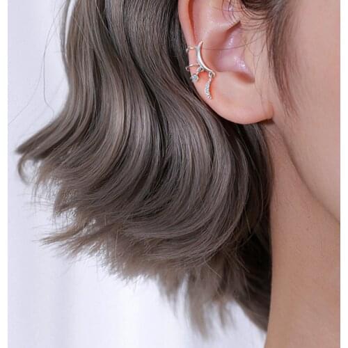 Todorova Women Fashion Vintage Boho Moon Earrings Star Ear Clip Popular Lady Jewelry Party Gift Oorbellen Ear Cuff Clips