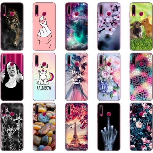 Silicon Case For Huawei Honor 10i Case HRY-LX1T Painted Soft TPU Back Phone Cover For Huawei Honor 10 i 6.21 inch Protective Bag