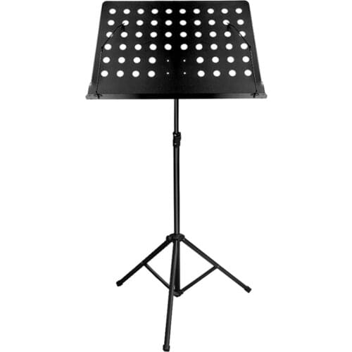 Heavy Duty Orchestral Conductor Sheet Music Stand Holder w/ Stable Tripod Foldable Instrument Books Stands Tabletop Desktop