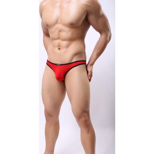 Mens Sexy Modal Underwear Small Briefs Men Low Rise U Convex Pouch Brief Underwear Men Stretch Breathable Briefs