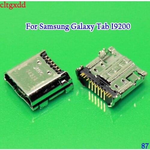 10pcs/Lot ,Micro USB Plug Charging Port Connector Socket For Samsung Tab 3 7.0 I9200 I9205 P5200 P5210 T530 T210 T211 T311 I9208