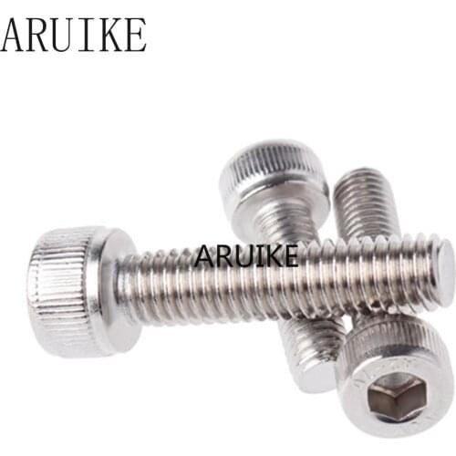 100pcs/Lot Metric Thread DIN912 M3x50 mm M3*50 304 Stainless Steel Hex Socket Head Cap Screw Bolts