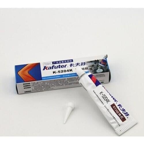 2Pcs kafuter 80g k-5204k LED thermal conductive silicone CPU bonding adhesive quick-drying thermal paste curable coefficient 1.6