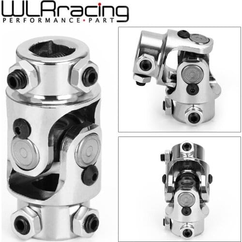 3/4" DD X 3/4"-30 SP Splined Chrome Single U-Joint Shaft Universal Steering For Ford Volkswagen Chevrolet WLR-SJS03S