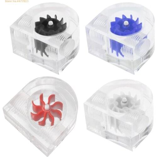 Acrylic Flow Meter G1/4 Thread Water Cooling System Coolant Filter Indicat Computer Cooler Fittings 2-Way Holes Dropshipping
