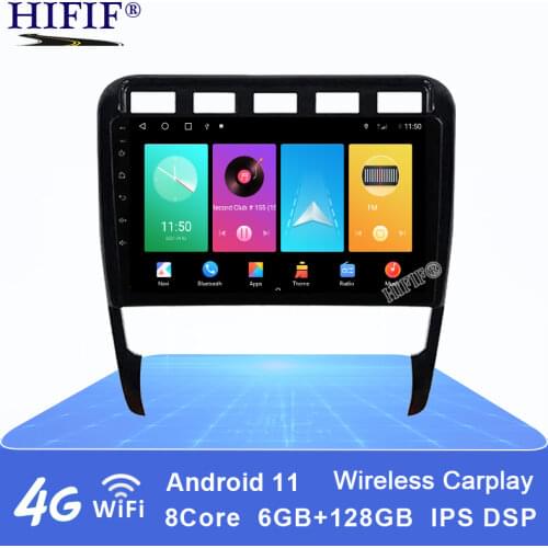 Carplay 2DIN Android 10 Car Radio For Porsche Cayenne 2002-2010 WIFI GPS Navigation FM Bluetooth Car Multimedia Player Head Unit