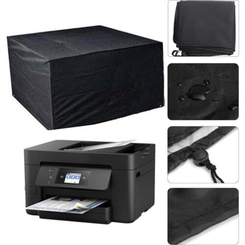 Black Polyester Fiber Dust Cover Black Polyester Cloth Printer Washable Cloth Dust Cover For Office Equipment Protect Supplies