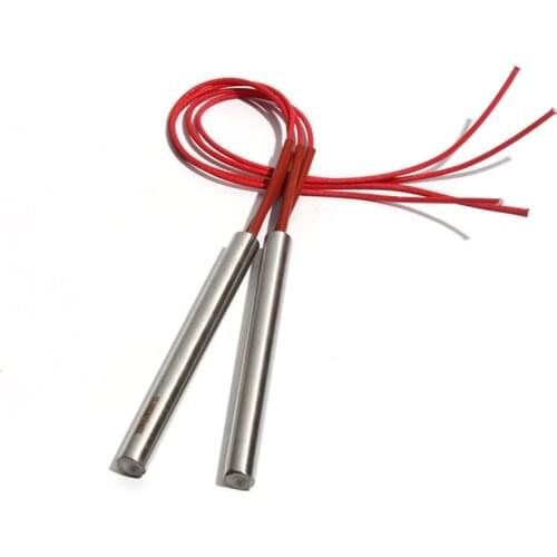 10PCS 14mm 120~135mm 201SUS Cylindrical Electric Heating Pipe 110/220/380V Tubular Heater Single-End Rod 400/440/450/470W