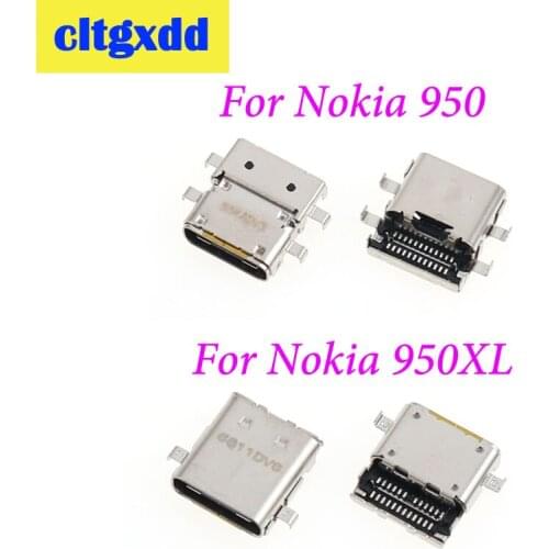 Cltgxdd 1pc For Nokia Lumia 950 950XL Charge Charging Port Dock Connector Charging Socket Connector USB Jack