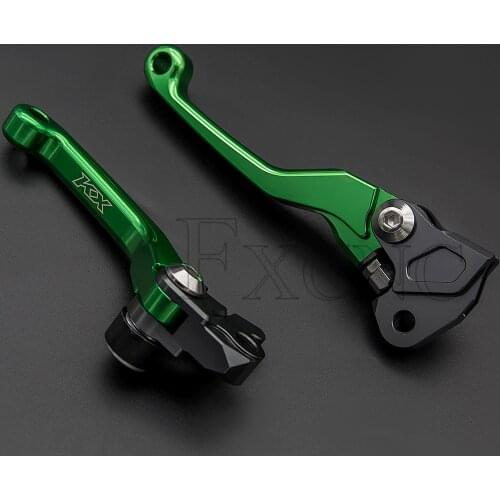 For Kawasaki KX65 KX85 KX125 KX250 KX 65 85 125 250 CNC Motocross Pivot Dirt Pit Bike Brake Clutch Lever Foldable Levers