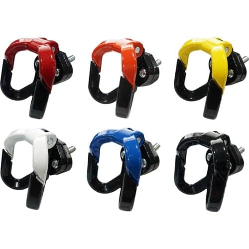 Double Hook Motorcycle Moped Electric Scooter Universally Hang Bag Claw Hanger Aluminum Alloy Metal Hook Accessories