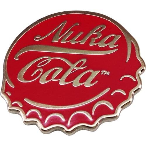 Fallout Nuka Cola Bottlecap Enamel Pin novelty video game fans gift
