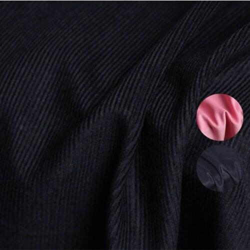 Red Raspberry Thin 21 Stripes Cotton Elastic Corduroy Fabrics Materials Spring Women Shirt Dress DIY Sewing Cloth Freeshipping