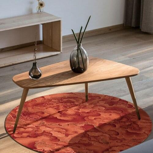 Persian Style Round Carpets For Living Room Bedroom Rugs And Carpets Fashion style Decor Floor Mat Study Coffee Table Area Rugs