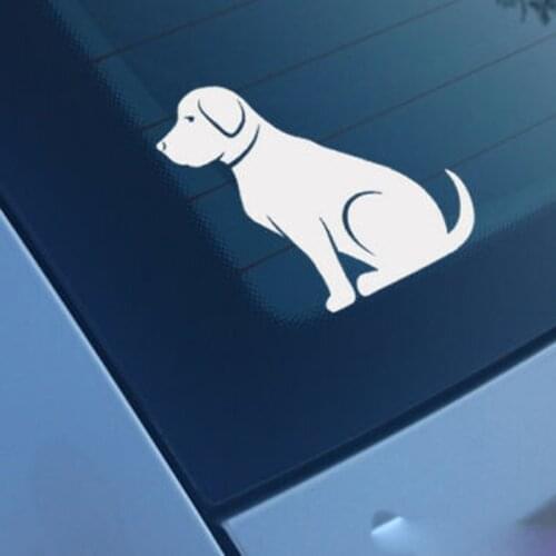 Labrador Car Sticker Decal Bumper Window Vinyl Funny Laptop Novelty Van Dog Wall Sticker Choose Size Color