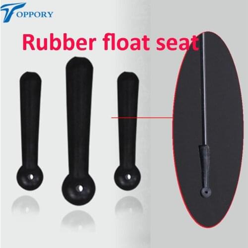 Toppory 4 Bags /Lot 4 Sizes Rubber Float Connector Fishing Bobber Foot Seat Holder Hera Herabuna Fishing Tackle Accessories