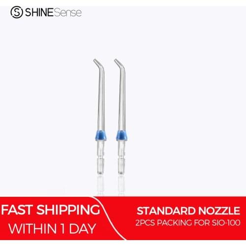 ShineSense Water Flosser Oral Irrigator Replacement Standard Nozzle Jet Tip for SIO-100