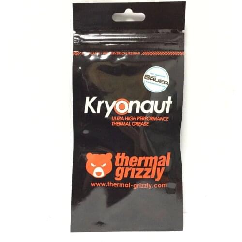 Thermal Grizzly Kryonaut 1G 11CPU AMD Intel processor Heatsink fan Thermal compound Cooling Thermal paste Cooler Thermal Grease