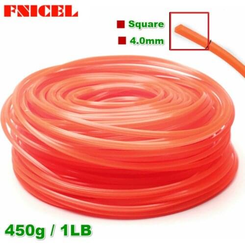 FINCEL 4.0mm Grass Trimmer Line 450g Strimmer Brushcutter Nylon Cord Wire Round String Petrol Grass Trimmer Garden Tools