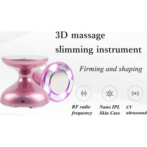 3D Massage Lose Weight Ultrasonic Body slimming Machine RF Radio Frequency Handle-held Massage Machine Full Body Slimming Tool