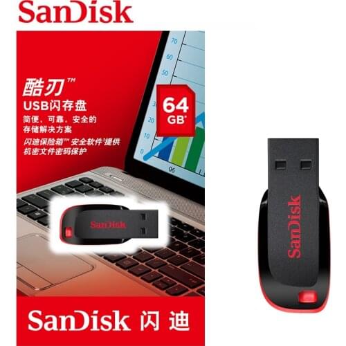 Genuine SanDisk CZ50 pen drive 128gb 64gb 32gb Usb Flash Drive pendrive usb 2.0 16gb 8gb Flash Memory USB Stick Pen drive