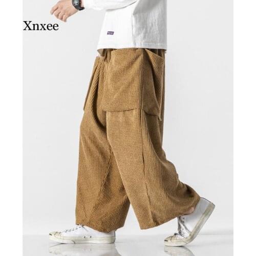 Широкие мужские брюки Xnxee China At AliExpress