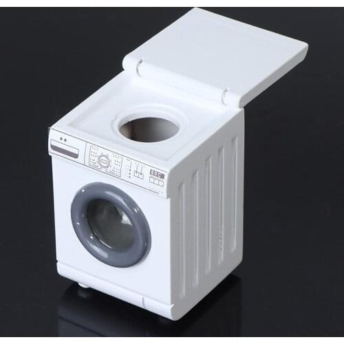 1/12 Dollhouse Miniature Furniture Home Appliance Laundry Washing Machine Model