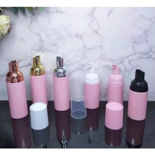 10Pc/set 30ml 50ml Bright pink bottle plastic foam bottle foam portable shampoo bottle bottle soap foam foam liquid dispenser