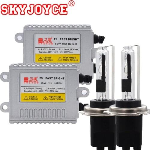 2020 new SKYJOYCE 55W H7R kit light hid 4300K H7R 5000K kit metal base hid light bulbs H7R 8000K 6000K 10000K H7R hid light kit