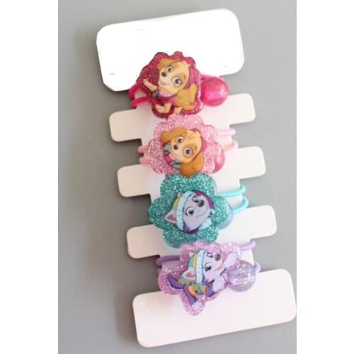 Cartoon Paw patrol Dog Chase Skye Marshall Rocky Rubble Hair Ornament Headband Hairpins Sweet Princess Kid Fashion Accessories